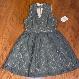 NWT Altar’d State Olive lace dress sz M